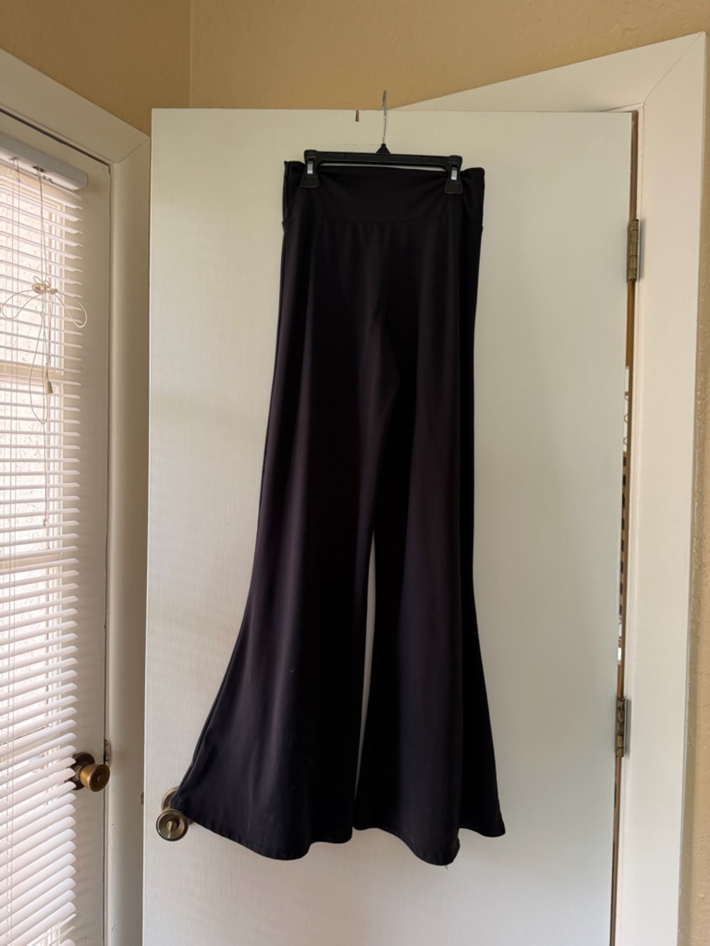 Oysho Wide Leg Black Women's leggins